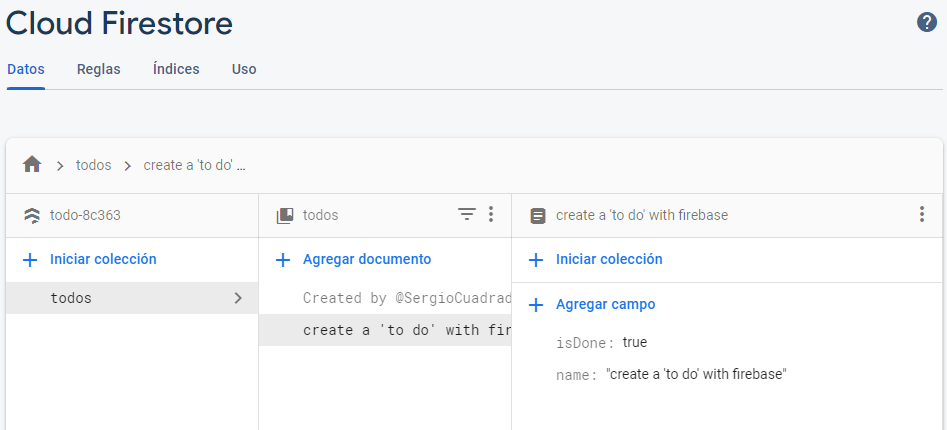 ToDo with Firebase